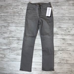 Athleta Gray Sculptek Skinny Crop Jeans NWT